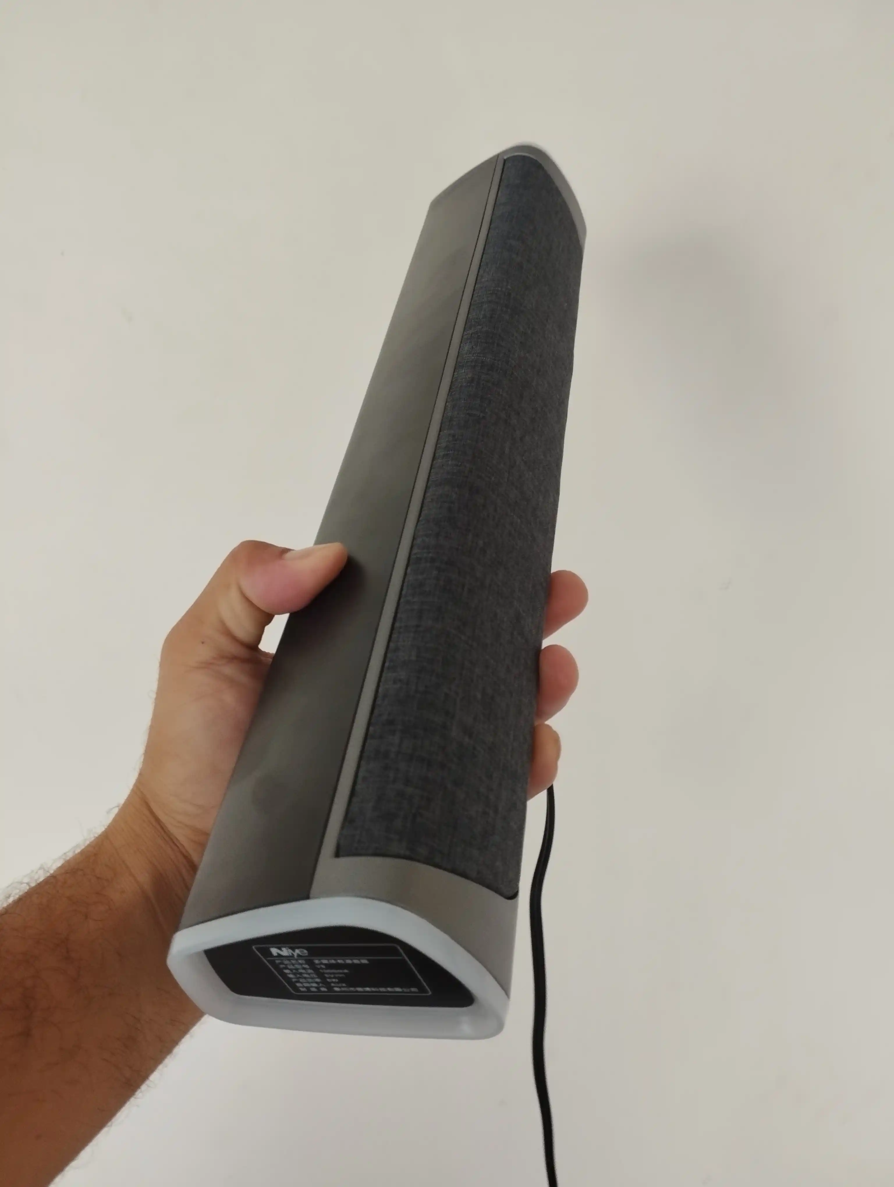 Simli kolonka kompyuter va telefon uchun, RGB yoritgichli soundbar