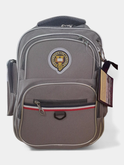 Maktab sumkasi, ortopedik ryukzak OXFORD, 4 ta bo‘limli, suv o‘tkazmaydigan