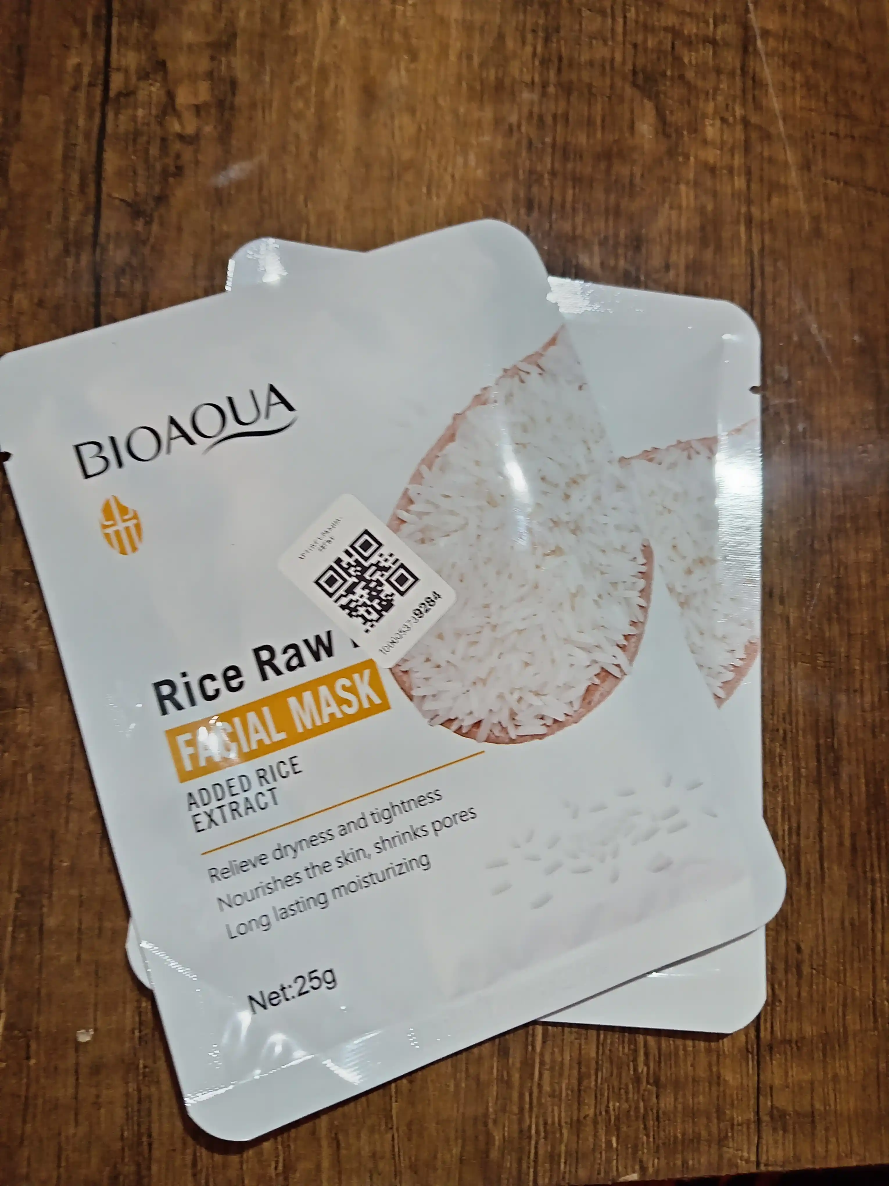 Тканевая маска для лица Bioaqua, с натуральными компонентами, 25 г