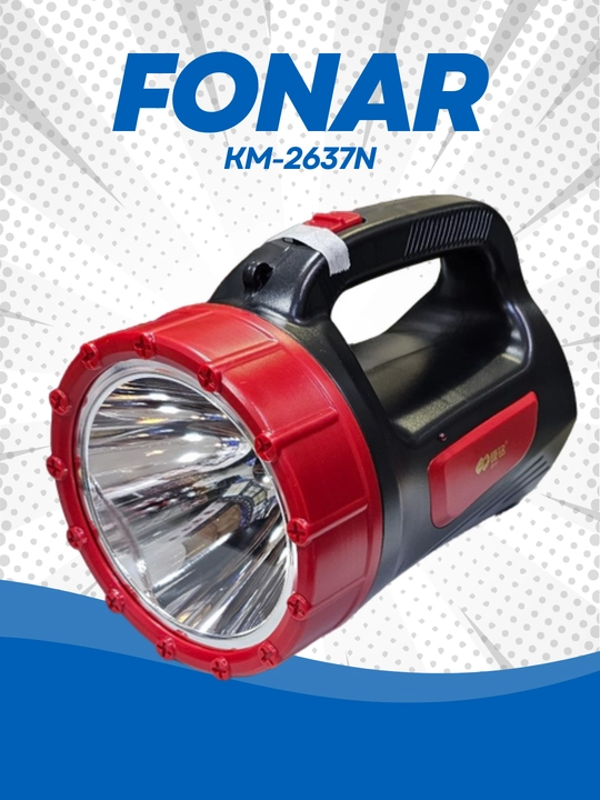 Qo'l fonari 220 V zaryadlash KM-2637N - 