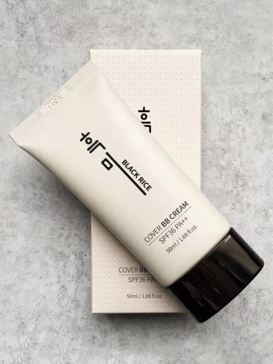 Тональный крем COVER BB CREAM, ЧЕРНЫЙ РИС, SPF 36PA++ Корея - 