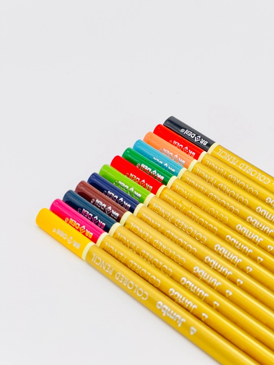 Braden rangli chizma qalamlari "Colored Pencils", 12 ta rang, 5.0 mm