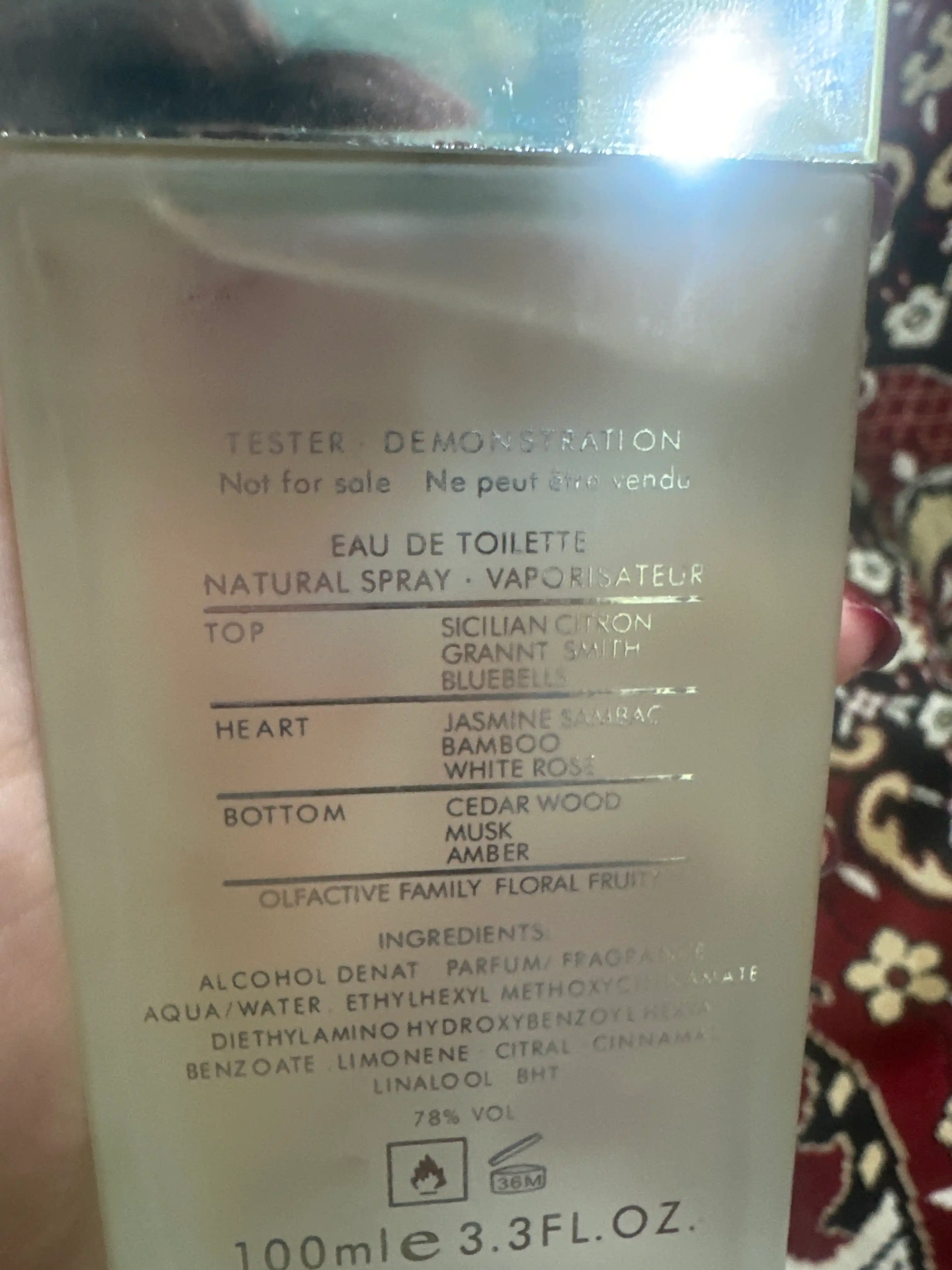Ayollar uchun xushbo'ylangan suvi Light Blue, 100 ml