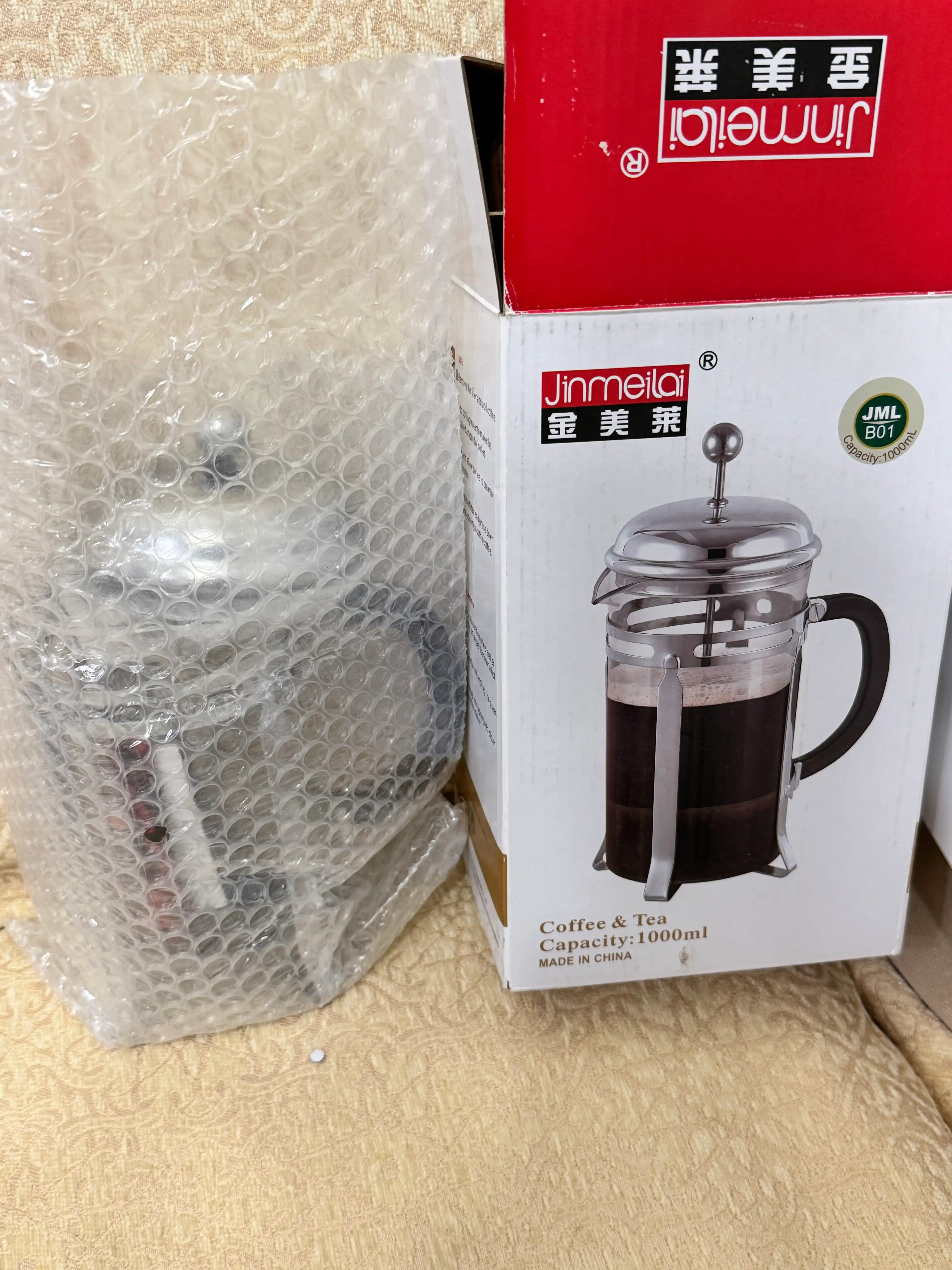 French-press, shishali, 1 litr