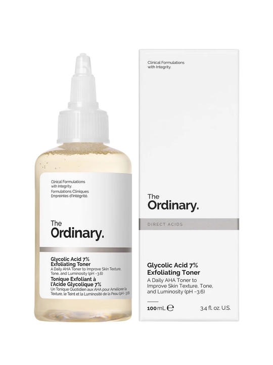 Пилинг-тоник с гликолевой кислотой, для сияющей и гладкой кожи The Ordinary GlycolicAcid 7%