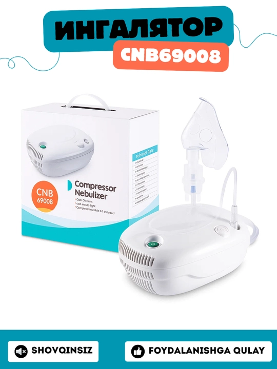 CNB‑69008 kompressorli nebulayzer ingalyator - 