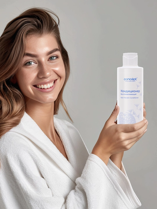 Кондиционер для восстановления волос Nutri Keratin Conditioner, 300/1000 мл, питание