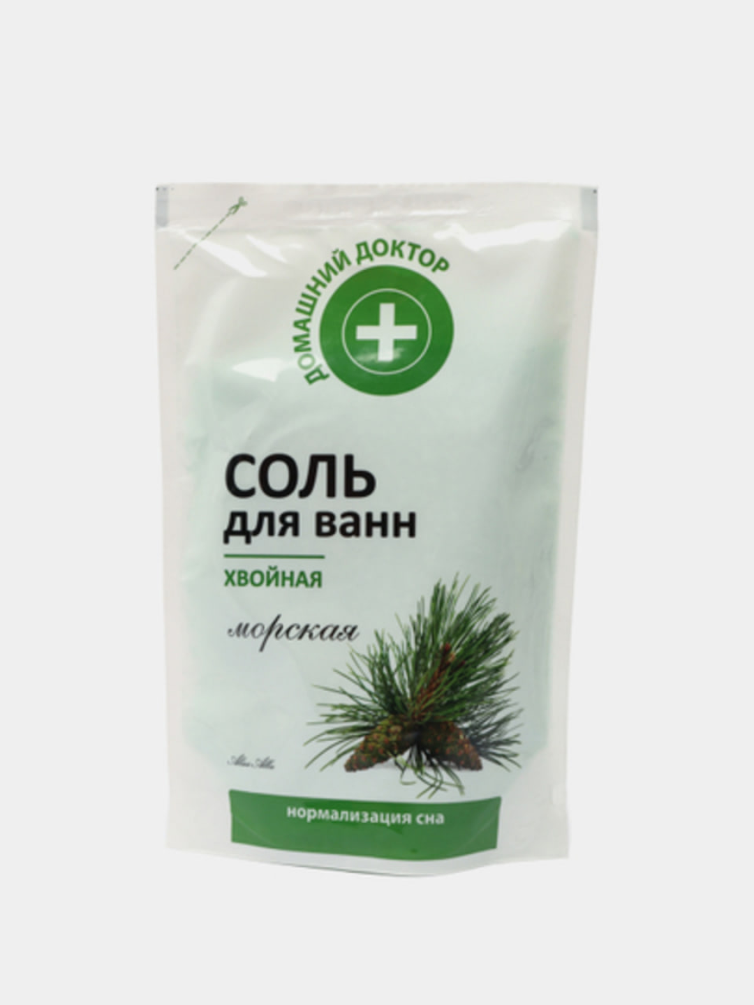 Соль для ванн Домашний Доктор, расслабление и увлажнение с морской солью, 500 мл