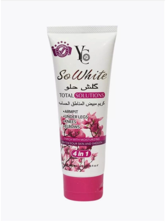 Отбеливающий крем So White Total Solutions, 4 in 1 Cream