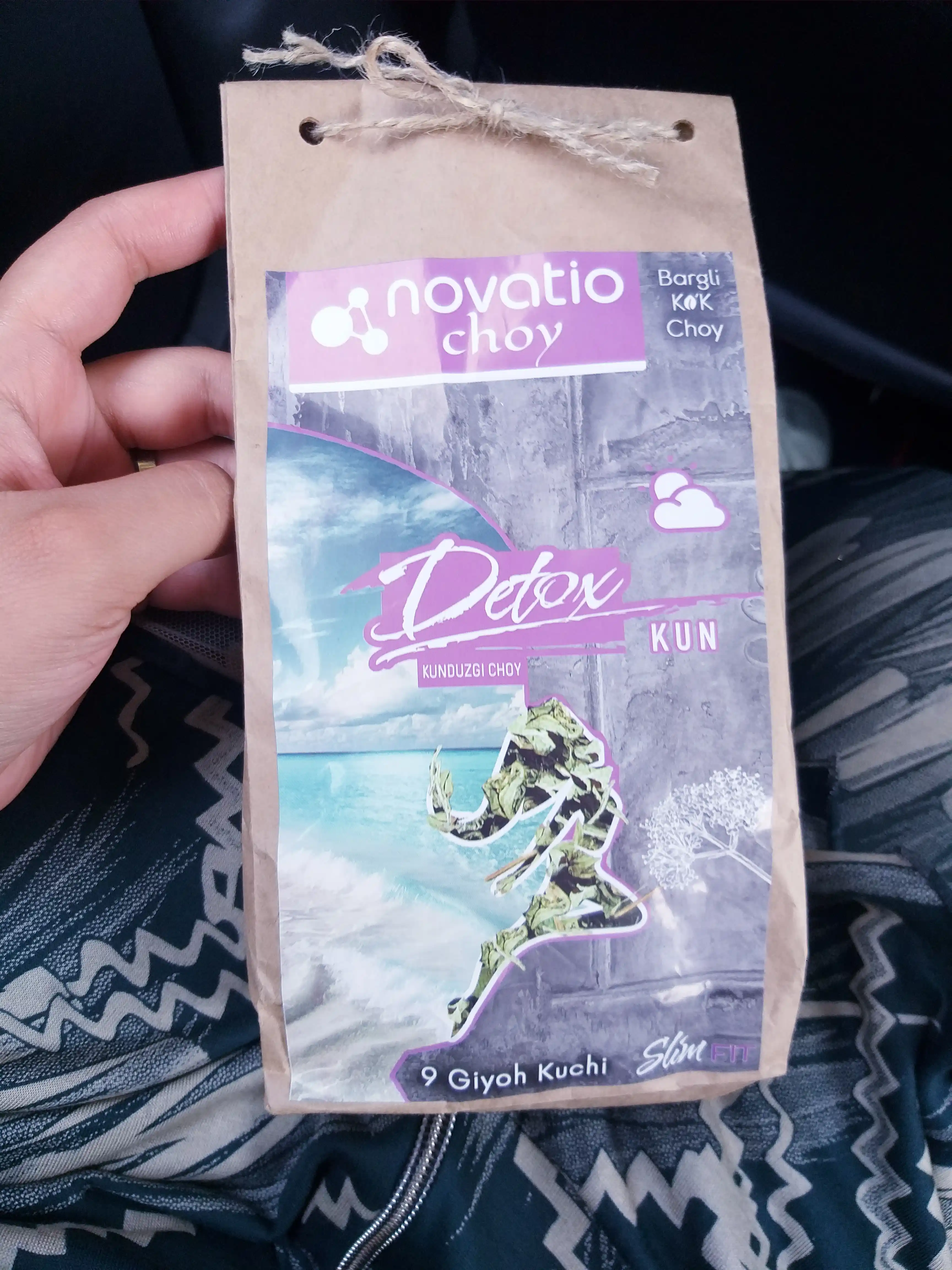 Detoks Сhoy Kun, vazn yo'qotish uchun, yumshatuvchi, Novatio, 100 g