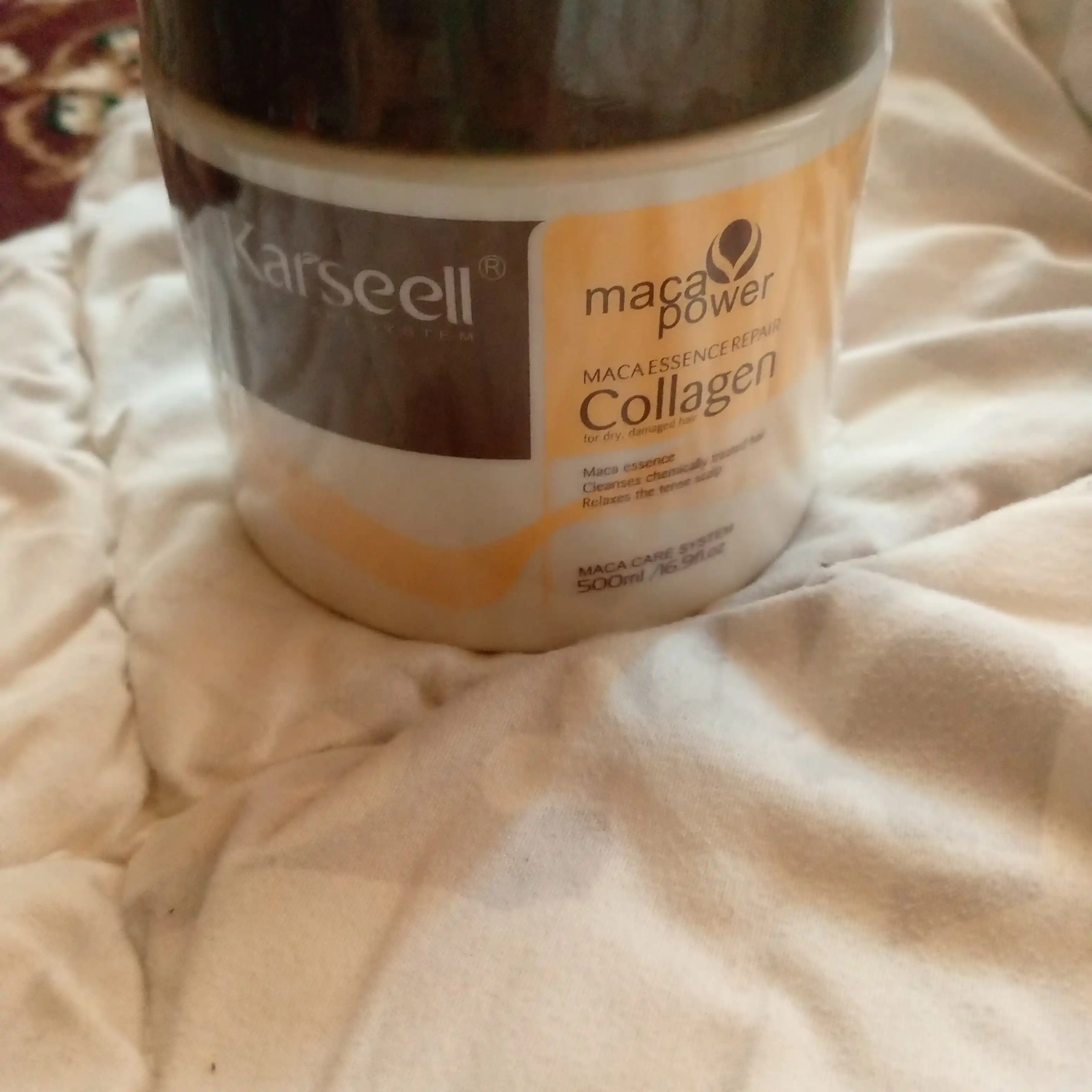 Маска для волос Karseell Collagen, обладает свойствами выпрямления, 500 мл
