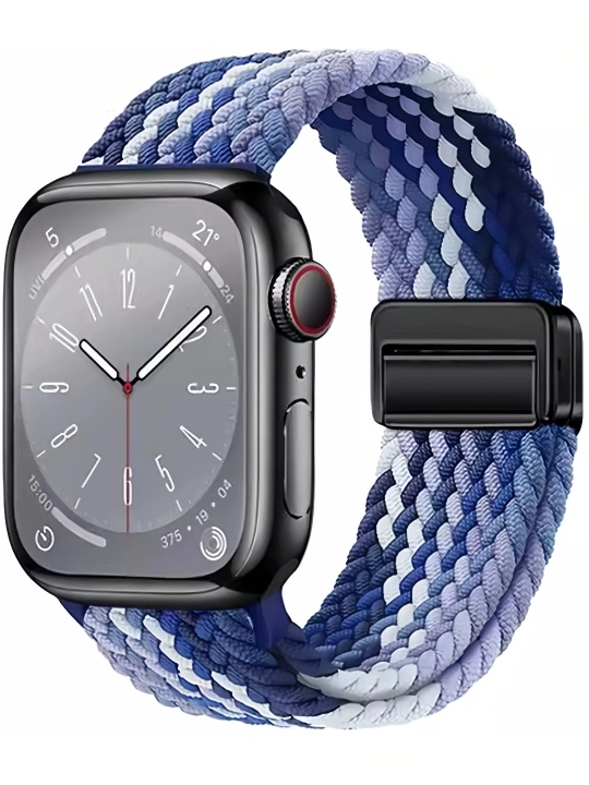 Ремешок нейлоновый с магнитной застёжкой для Apple Watch 3–9/SE/Ultra, 38–49 мм - 