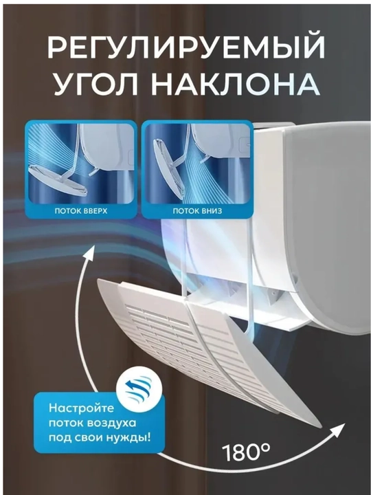 Konditsonerlar uchu himoya oynasi, deflektor 9-24BTU - 