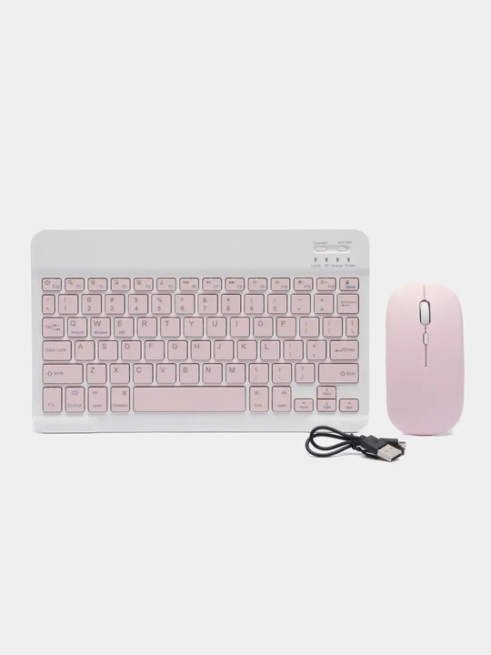 Ultra-yupqa simsiz Bluetooth klaviatura va sichqoncha to'plami Mouse Keyboard
