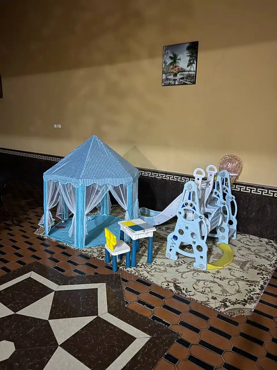 Палатка детская, игровая палатка, Сказочная игровая палатка домик лабиринт, 3 в 1