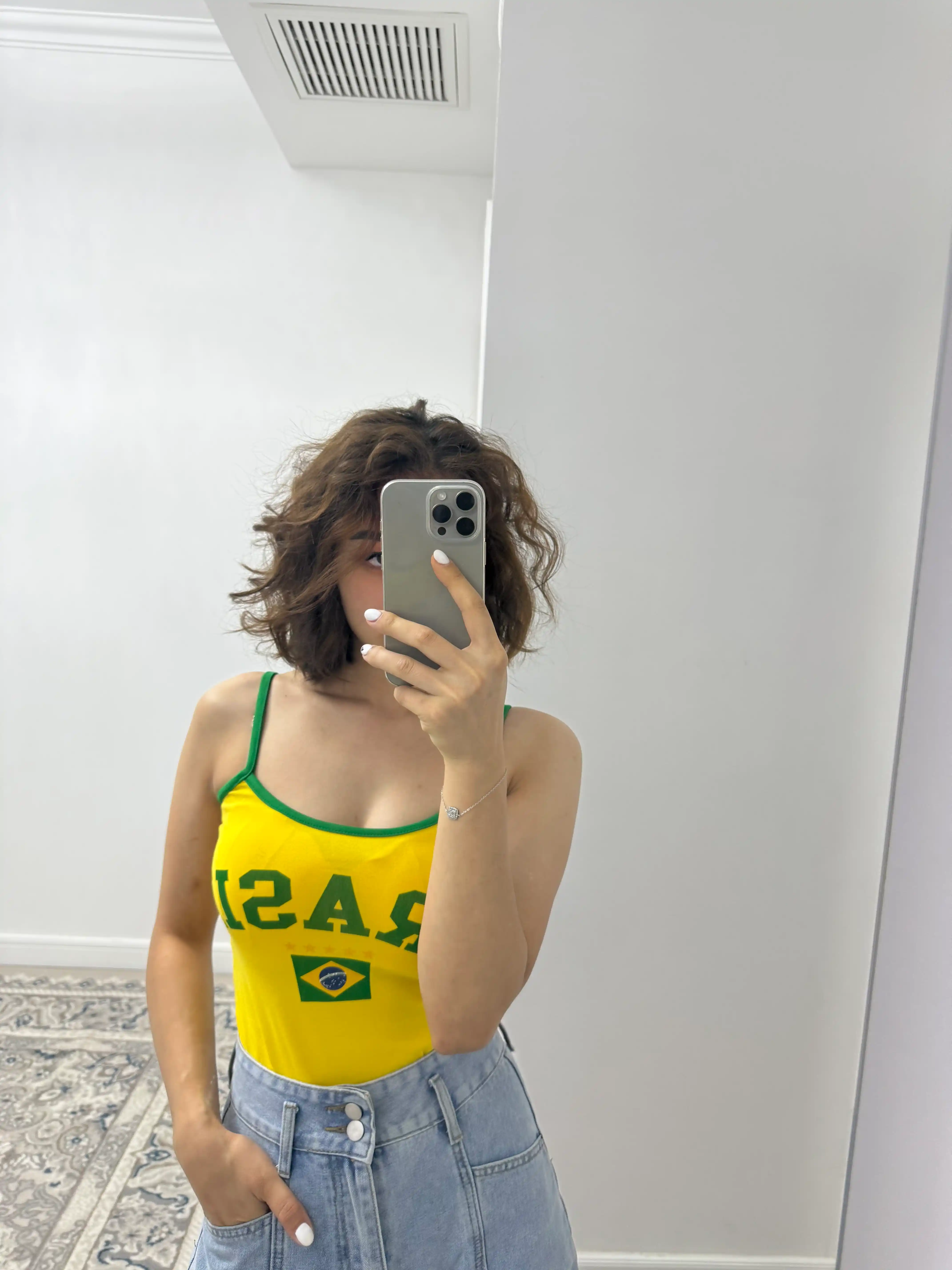 MIYO, Brasil baby futbolkasi, sariq