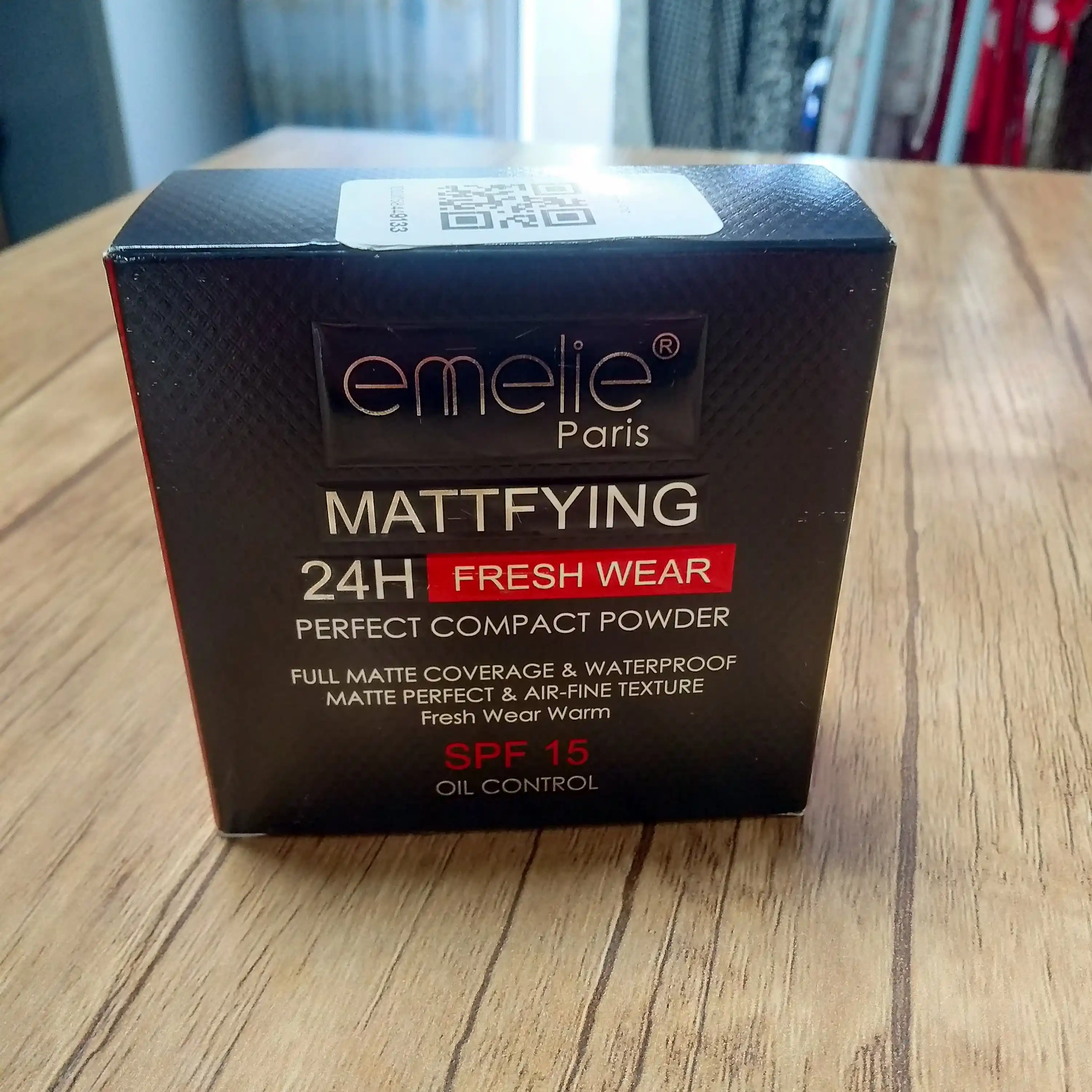 Пудра для лица Emelie, матрирующая, тональное средство SPF 15+, для всех типов кожи