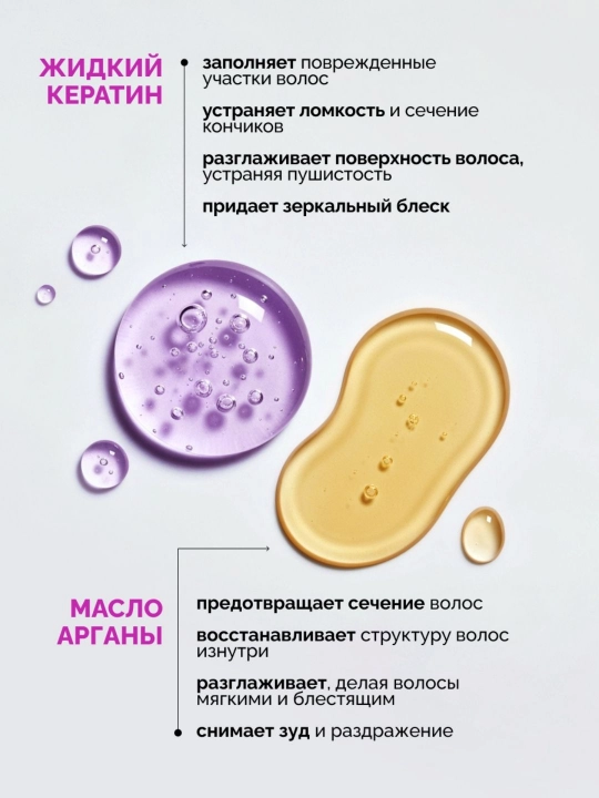 Женский шампунь для волос прелесть Professional Эффект ламинирования 500 мл