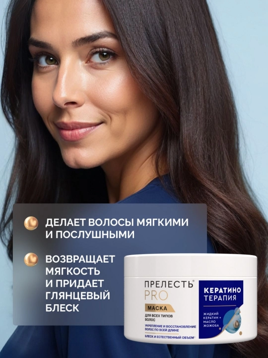 Маска для волос восстанавливающая Прелесть Professional для сухих и жирных волос 500 мл