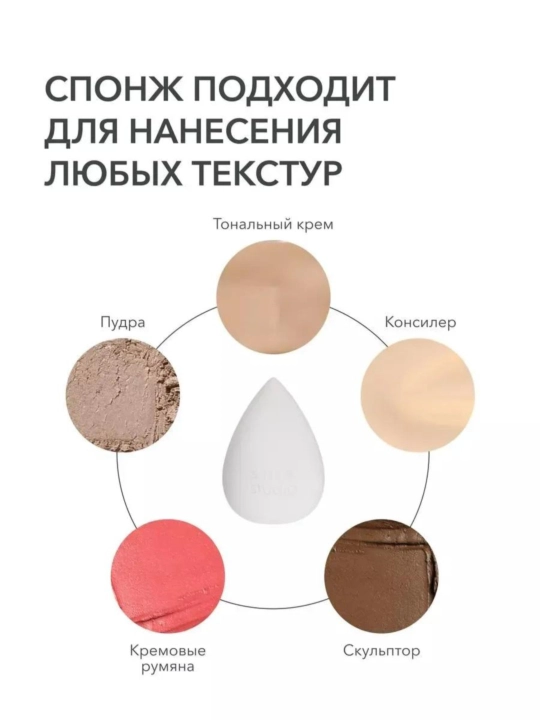 Спонж для макияжа, профессиональный SHIK