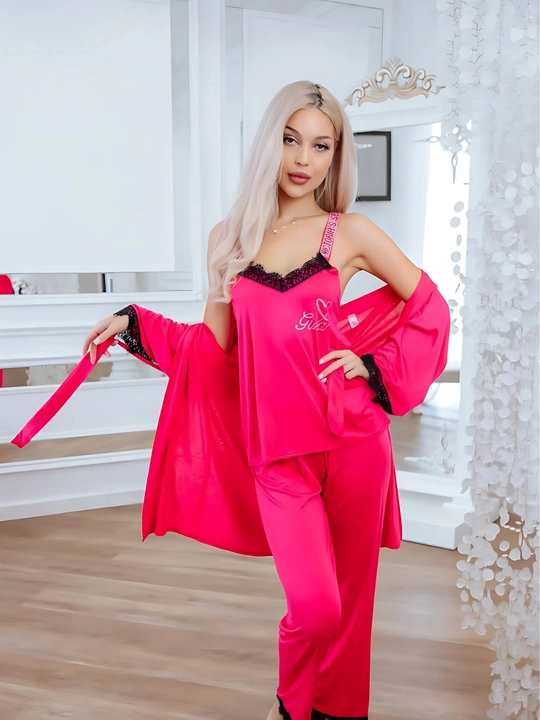 Pijama, ayollar kiyimi, uy liboslari, tungi kiyim ,pijamalar 4 donali