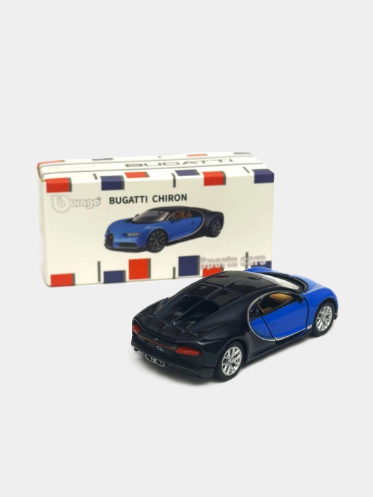 BBURAGO 1/64 kolleksiya o'yinchoq moshinasi: Mers, ZEEKR, NISSAN, BUGATTI, FORD
