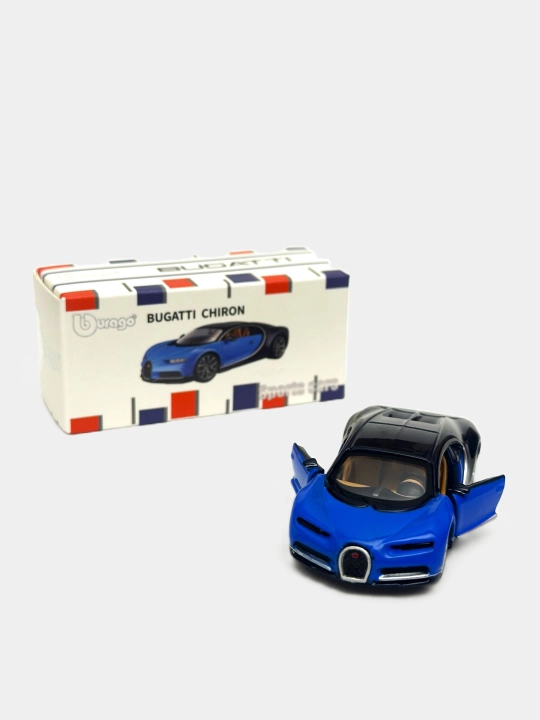 BBURAGO 1/64 kolleksiya o'yinchoq moshinasi: Mers, ZEEKR, NISSAN, BUGATTI, FORD