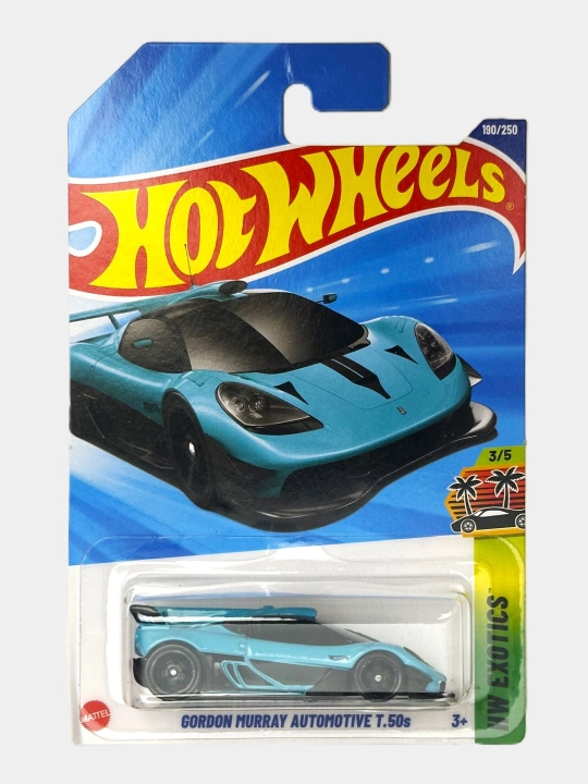 Hot Wheels 1/64 Exclusive 3 kolleksion bolalar o'yinchoq mashinasi - 