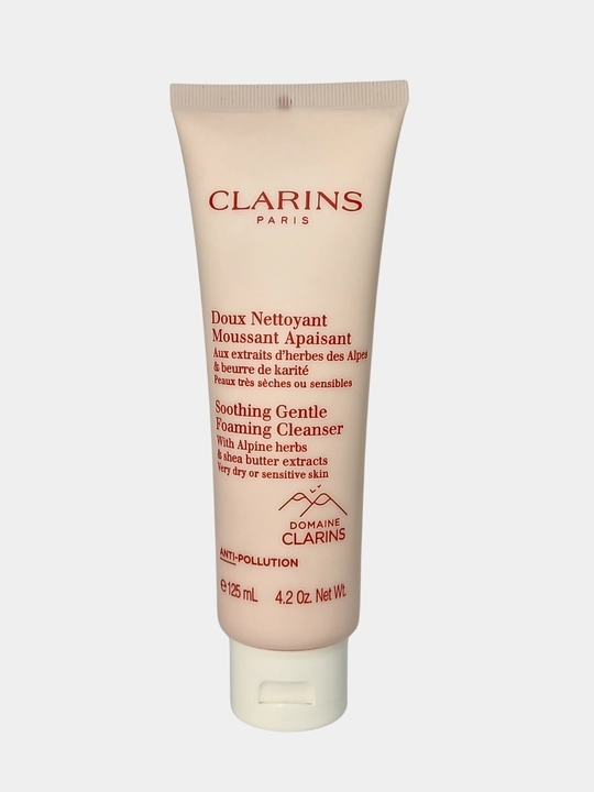 Namlantiruvchi,tinchlantiruvchi, tozalovchi, yuz va yuvinish uchun krem-ko'pik-Clarins, 125ml