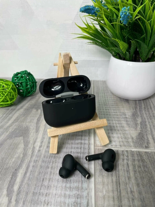 Simsiz naushniklar A.Pods Pro 2, iPhone va Android uchun, qora