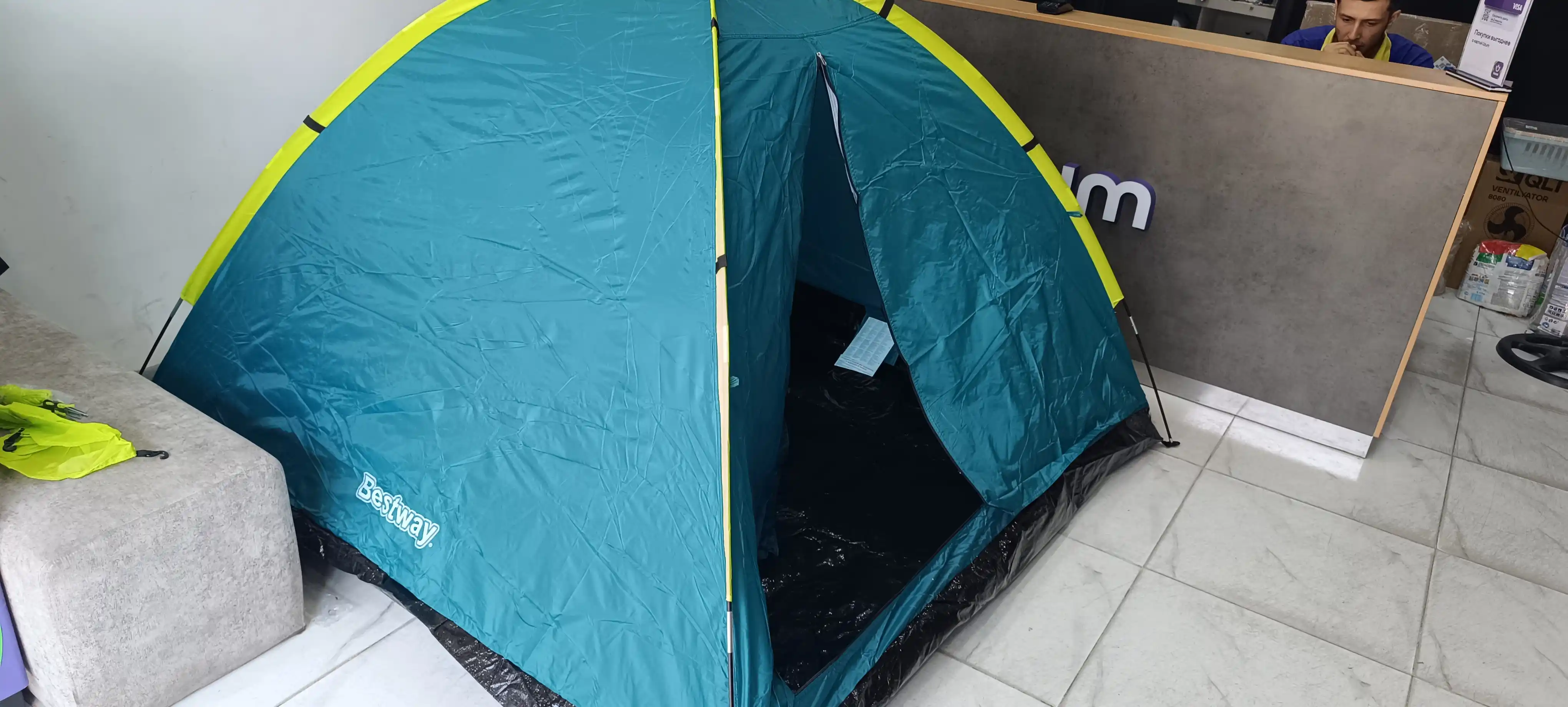 Uch kishilik chodir Bestway 68085, "Cooldome 3", 210 * 210 * 130 sm