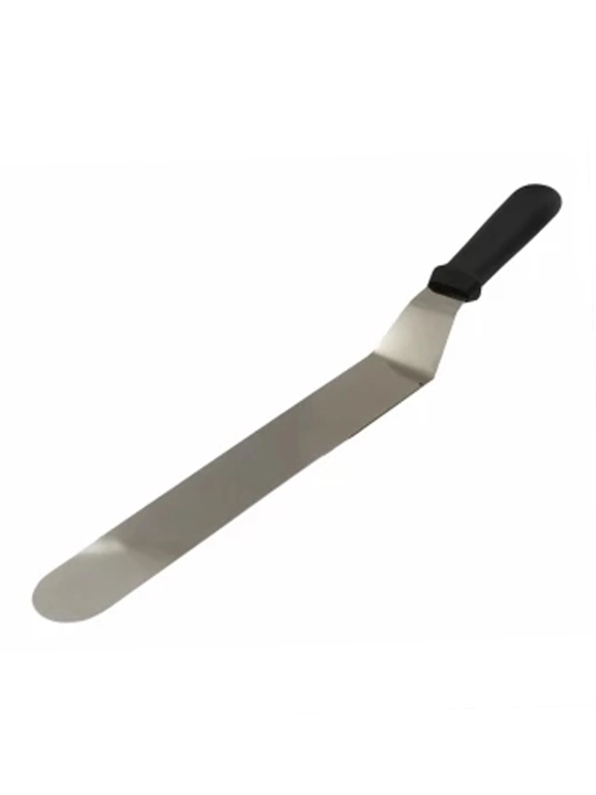 Kremni tekislash uchun qandolatchi spatulasi, zanglamaydigan po‘lat, 15/25/35 sm