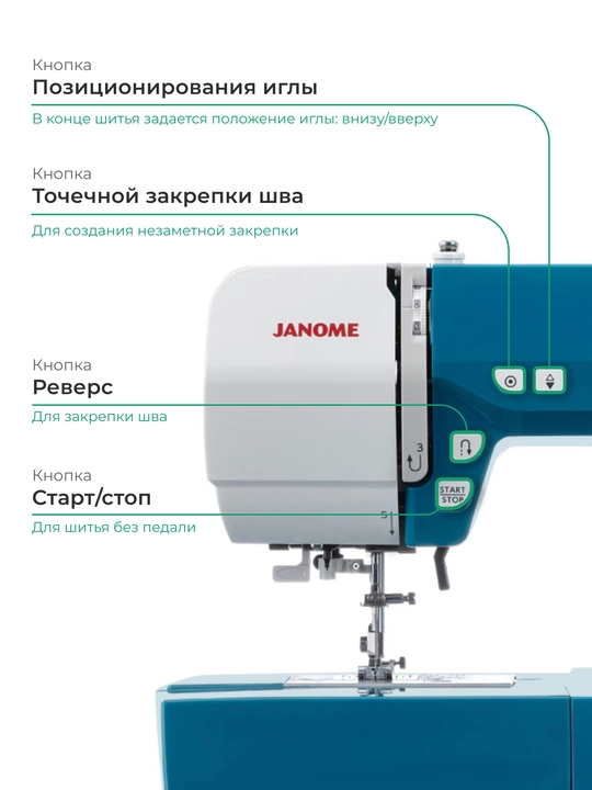 Kompyuter tikuv mashinasi Janome TS1115