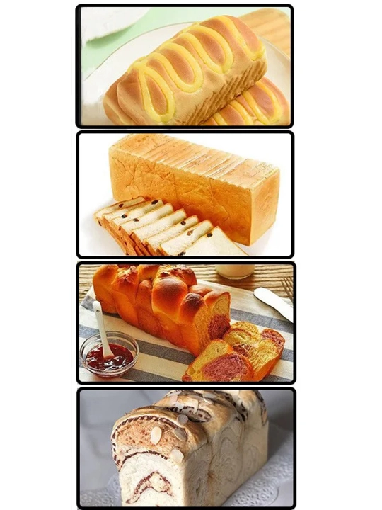 Non, keks va pirog uchun silikon pishirish qolipi, yopishmaydigan, oziq-ovqat silikoni