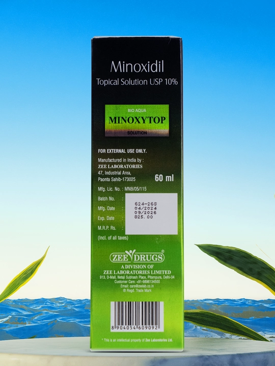 Minoxytop 10% Minoksidil – soch va soqol o‘stirish uchun loson