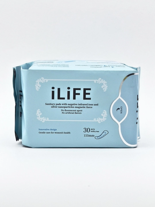 ILiFE — Kundalik tozalik va ishonch uchun 4 qatlamli himoya prokladkalar (30 dona, 155mm) - 