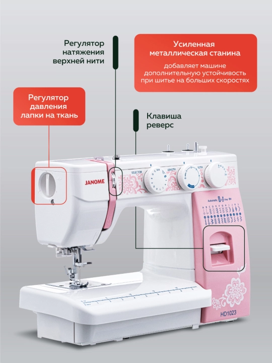 Tikuv mashinasi Janome HD1023