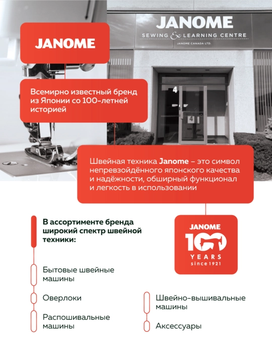 Tikuv mashinasi Janome HD1023