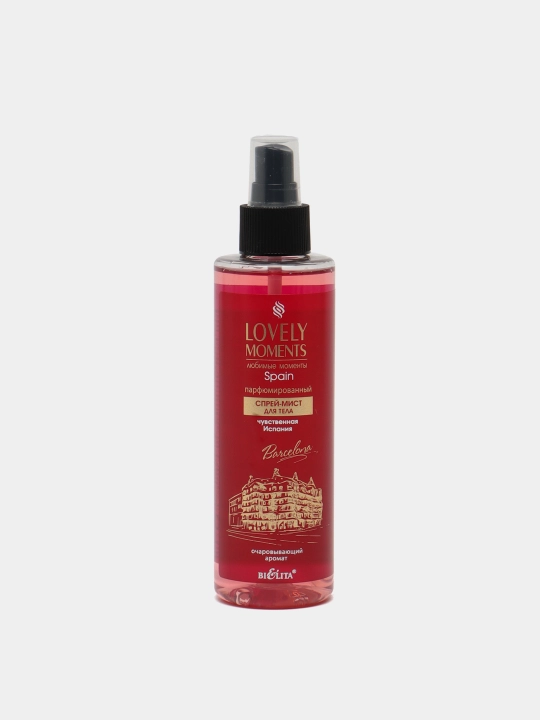 Lovely Moments tana uchun xushbo‘y sprey-misti, Sezgir Ispaniya, 190 ml, Belita