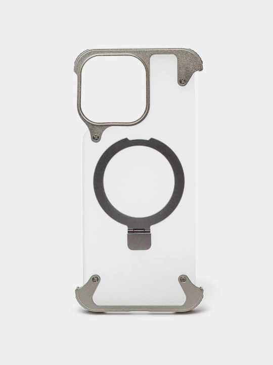 Металлический чехол с MagSafe для iPhone 14/15/16/17 Pro/Max/Air 