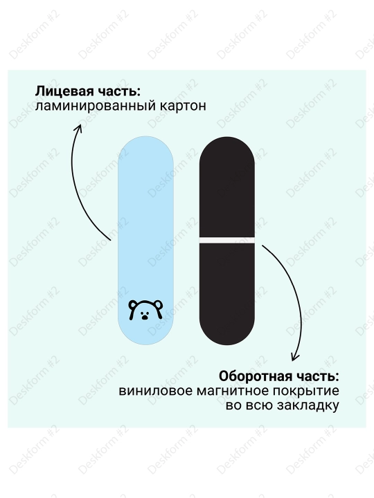Закладки магнитные для книг, 3 шт, MESHU "Cat lover", MS_46719