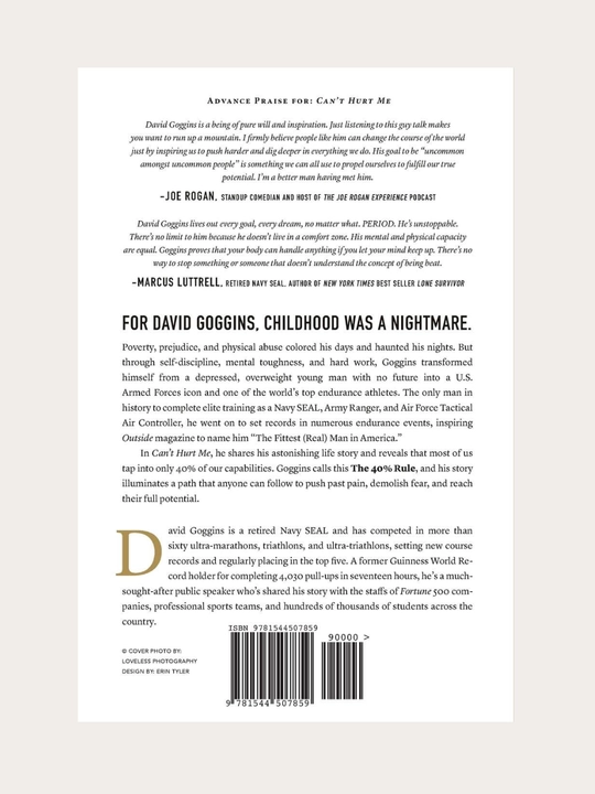Can't Hurt Me: Master Your Mind and Defy the Odds by David Goggins, английский язык