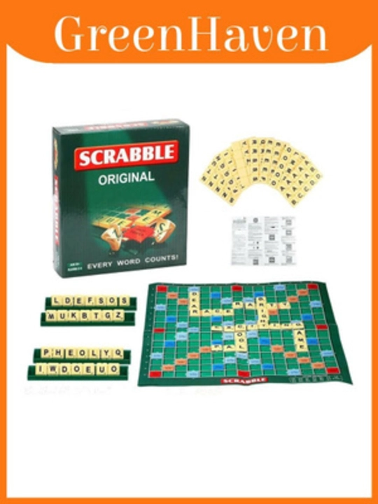 СКРЭБУС Игра для всей семьи, веселое и умное времяпрепровождение - 