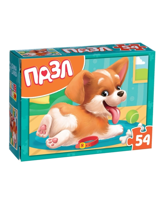 Qalin kartonli bolalar uchun pazlar, ko'k traktor, kuromi, my melody, puzzle time