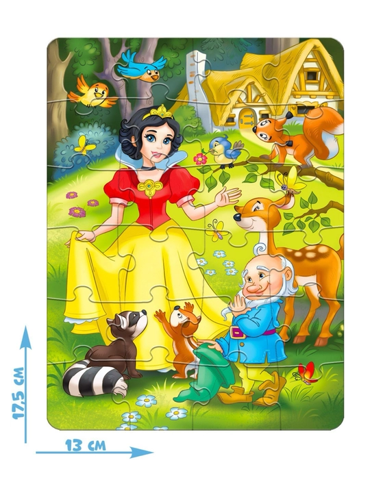 Пазлы для детей из плотного картона, синий трактор, kuromi, my melody, puzzle time