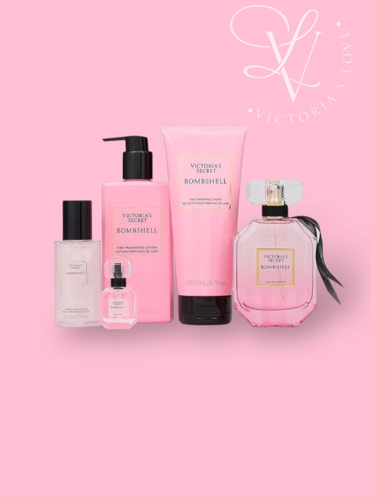 Sovg'alar toplami Victoria's secret Bombshell 5 tasi 1 da parfyumeriya xushbo'y sham loson