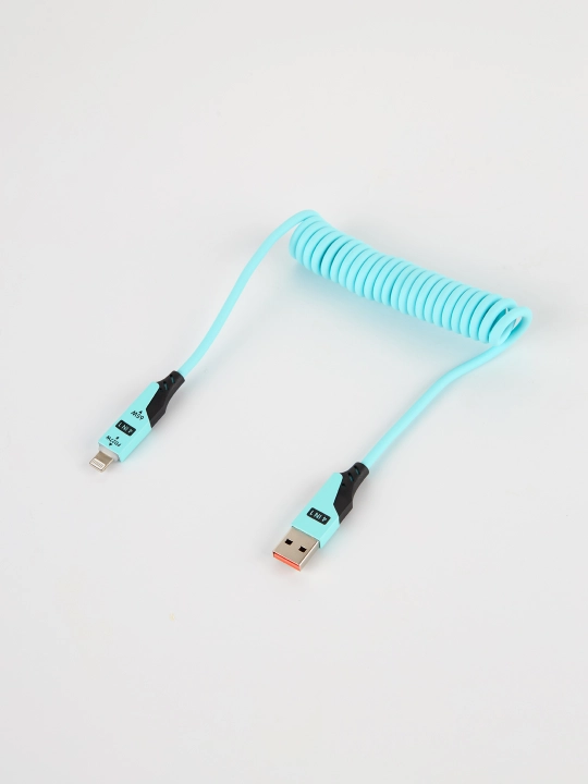 Zaryadlash kabeli cho'ziluvchan, 65 Vt, 4 tasi 1 da, iPhone, Samsung, Redmi, Type-C, Lightning