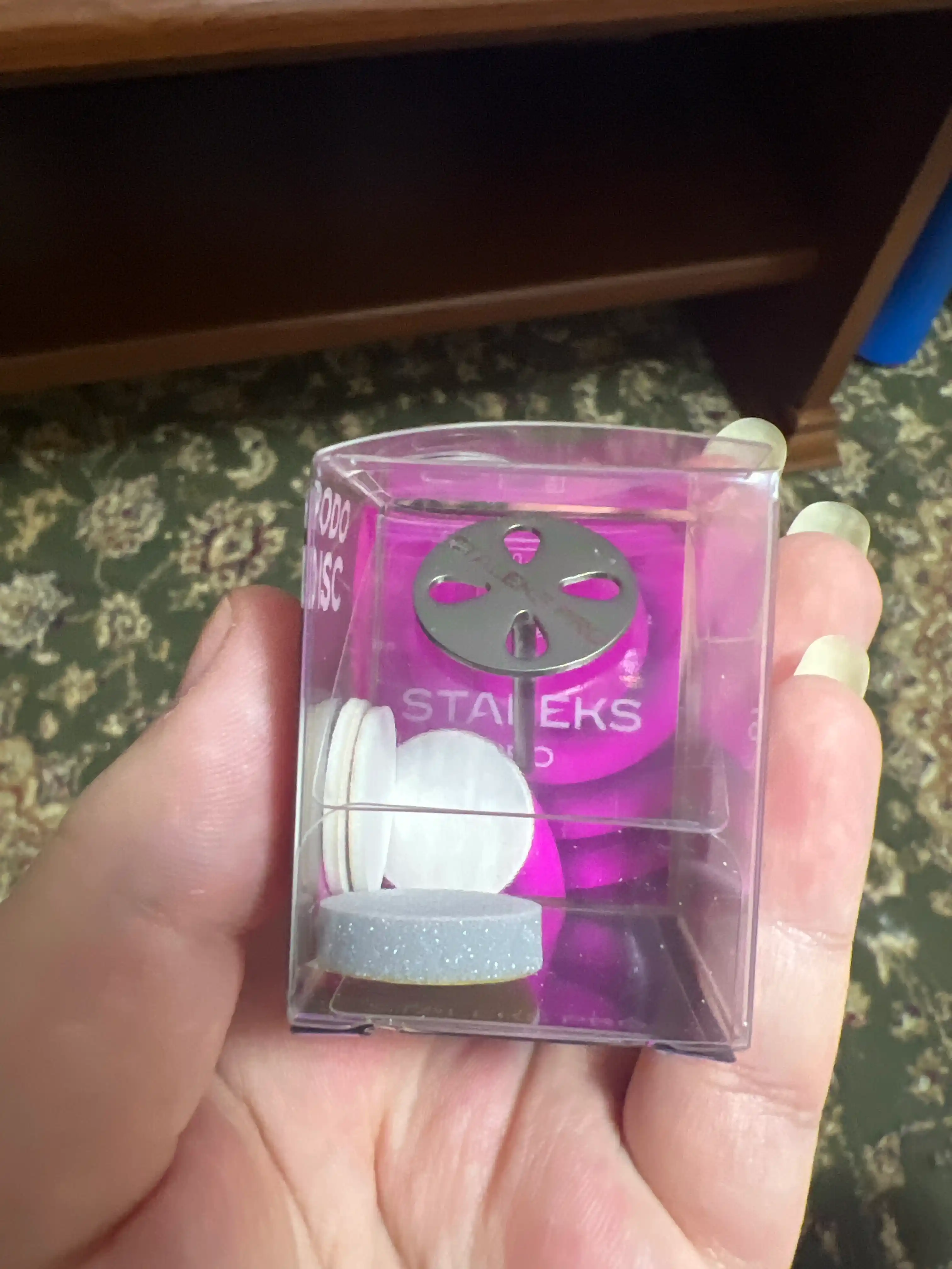 Pedikyur diski PODODISC STALEKS PRO M, almashtiriladigan fayl 180 grit, 5 dona, 20 mm