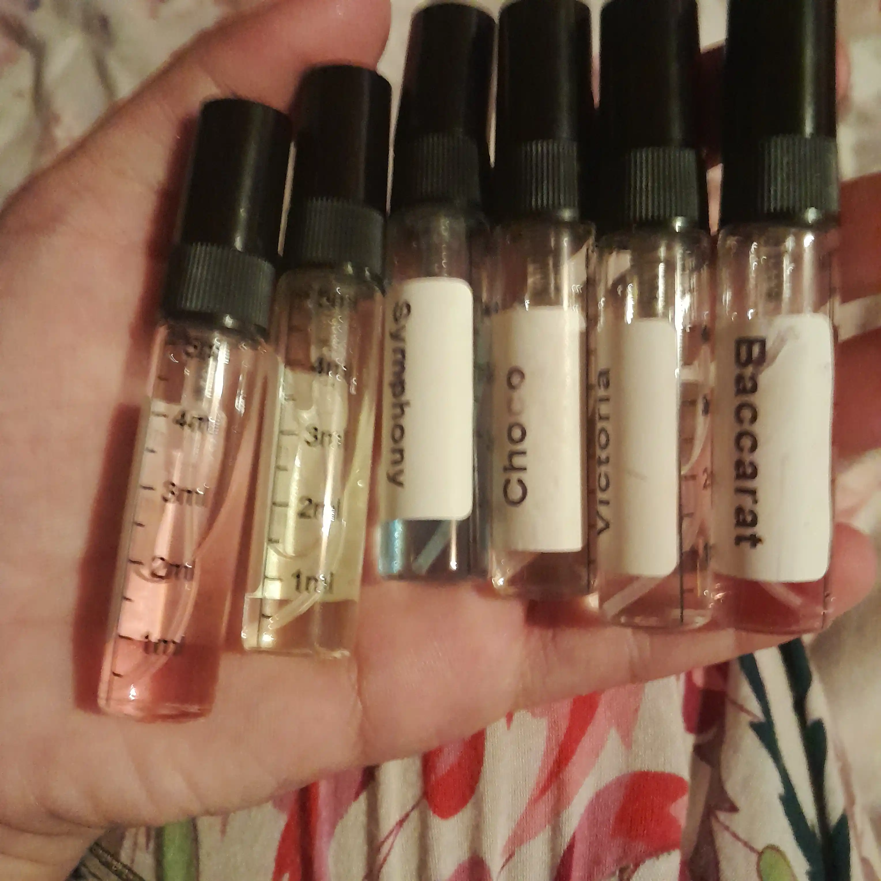 Ayollar uchun atir, Baccara, Molecula 020, Lost Cherry, Victoriya secret, choco, Symphony