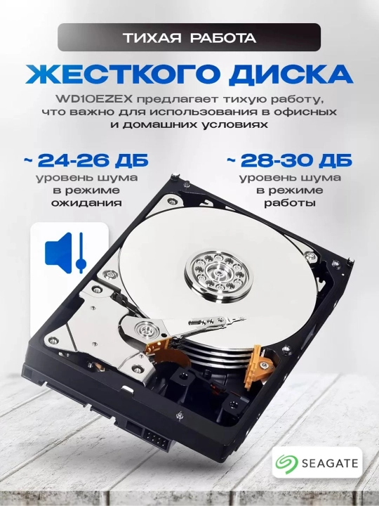 Жесткий диск HDD 500 ГБ 1 ТБ 2 ТБ 3'5 SATA 6 Гб/с, 5400/7200 rpm для ПК компьютера